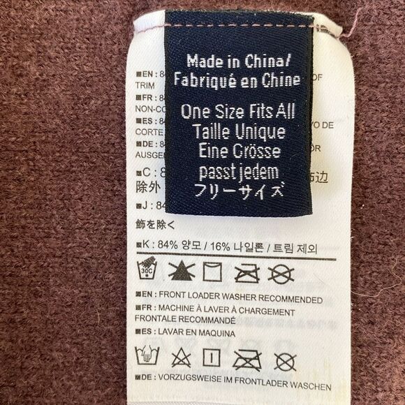 Arc'teryx Plum Rose Wool Blend Scarf Ski Snowboarding Casual Winter - Picture 6 of 11